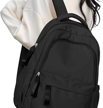 HYC00 Zaino Scuola Superiore Media ragazza Zaini Scolastici zainetto Casual Daypack Backpack Unisex Zaino Università Donna Per PC Portatile 14 Pollici Laptop Bag per Viaggio Lavoro Scuola Affari