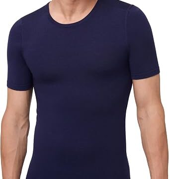 DANISH ENDURANCE Maglietta Termica Uomo Lana Merino, Manica Corta | Maglietta termica in lana merino, 180 g/m², regola la temperatura e riduce gli odori, per trekking, escursionismo e sci
