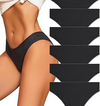 ALL OF ME 6 Pack Mutande Donne Cotone Intimo Donne Scivolare Morbido Hipster Mutandine Sexy Slip Multipack S-XL