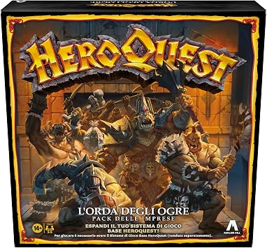 Avalon Hill, HeroQuest, Pack d’entreprises La Horde des Ogre, Jeu de Roleplay, pour Jouer Vous devez Avoir Le Système de Jeu de Base HeroQuest – Version française