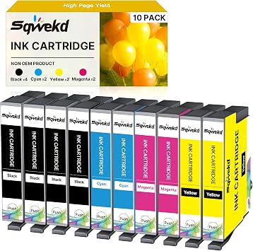 Sqwekd Cartucce Compatibili per 604XL per Epson XP-2200 WF-2930 WF-2910 | Sostitutive per Epson 604 XL Compatibili con Epson XP-2200 WF-2930 XP-4200 XP-3200 XP-2205 XP-4205 XP-3205 WF-2935 WF-2950