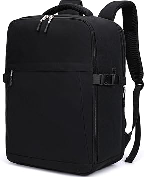 Xkdoai per Easyjet Zaino 45x36x20, Zaino da Viaggio Aereo Bagaglio a Mano | Borse da Cabina Aereo Zaini per PC Portatili 15.6 Pollici Antifurto Borsa per Bottiglie