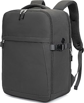 Xkdoai per Easyjet Zaino 45x36x20, Zaino da Viaggio Aereo Bagaglio a Mano | Borse da Cabina Aereo Zaini per PC Portatili 15.6 Pollici Antifurto Borsa per Bottiglie