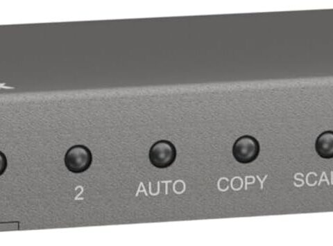Marmitek Split 712 – Splitter HDMI 8K60 4K120 1 ingresso 2 uscite | Ripartitore HDMI 2.1 per gaming, VRR, ALLM, QMS, QFT, Downscale EDID, 40 Gbit/s, HDCP 2.3 e scocca metallica