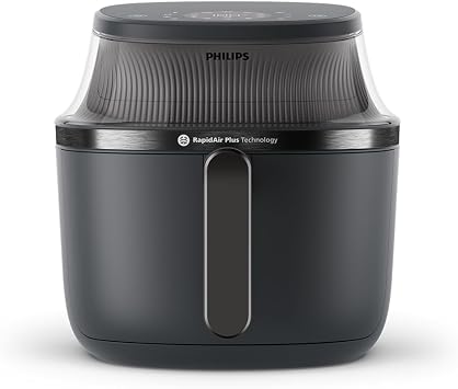 Philips Airfryer 3000 – Friggitrice ad aria 6.2L, Finestrella, 16-in-1 | Touchscreen, Cestello con Tecnoloria Rimuovi grassi, RapidAir, 90% di Grassi in Meno, Facile da Pulire, App HomeID (NA330/00)