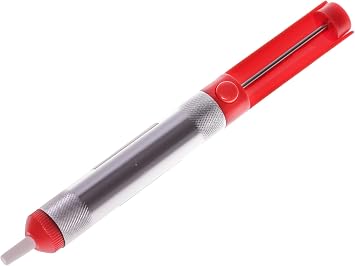 ROTHENBERGER Industrial Pompa dissaldante antistatica, pompa aspirastagno, aspiratore di saldatura, dissaldatura, ausilio per saldatura, punta in Teflon, metallo leggero 1500004952