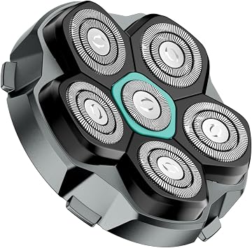kensen 6D Teste di Rasoio Elettrico Testa Calva Uomo IPX6 Impermeabile