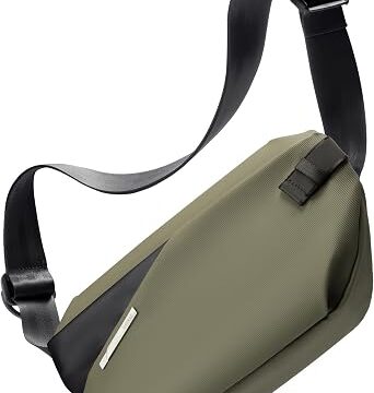 Inateck Sling Bag X-Lite, 3.8L Crossbody Borsa a Spalla Tracolla Leggera con Cinturino Regolabile, Resistente all’Acqua per Uomo e Donna, Ciclismo, Lavoro, Sport e Escursionismo