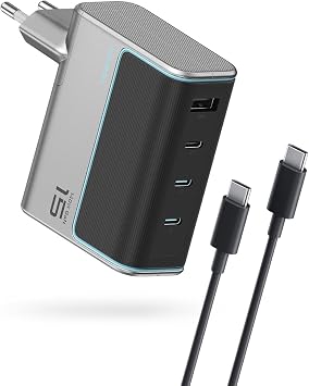 CUKTECH Caricatore USB C 140W Caricabatterie PD 3.1 GaN Tech Compatibile con MacBook, iPhone 16 Series, Galaxy, iPad, Pixel, and More