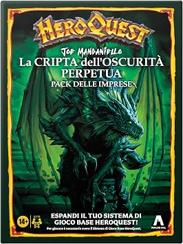Avalon Hill, HeroQuest, La crypte des ténèbres perpétuelles de Joe Manganiello, Pack d’entreprise (Vous devez Avoir Le système de Jeu de Base HeroQuest) – Version française