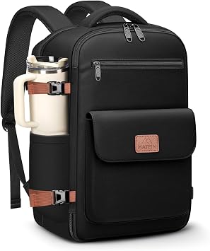 MATEIN Zaino da Viaggio 40x30x20, 24L Zaino Bagaglio a Mano Aereo Cabina | Porta PC 15.6 Pollici, Tasca Accesso Rapido, Tasca Impermeabile, Casual Daypack Uomo Donna, per Ryanair, Wizz Air e Easyjet