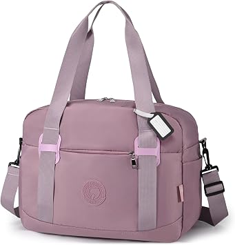 BAGZY Borsa 40x30x20 Vueling Borsone da Cabina 25L Bagaglio a Mano 40x20x30 cm Wizzair Impermeabile Borsas da Viaggio Pieghevole Nylon Borsa Aereo per Weekend Parto Ospedale Ginnastica Sportiva Rosa