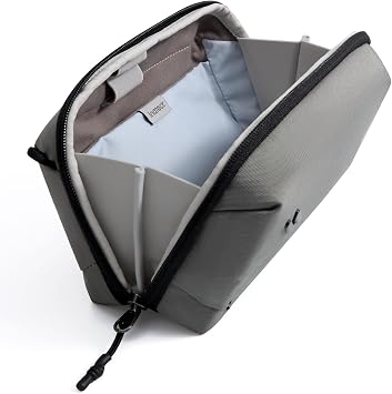 Inateck Organizer Elettronico Portatile, Borsa da Viaggio Resistente agli Spruzzi per Cavi, Power Bank, Hub, Cuffie, Grigio