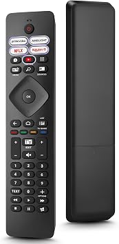 Universale-per-Philips-Ambilight-TV-Telecomando,Telecomando per Philips TV | per Philips Smart TV 4K OLED LED Ultra HD FHD, 5 scorciatoie, NON richiede configurazione, materiale ABS