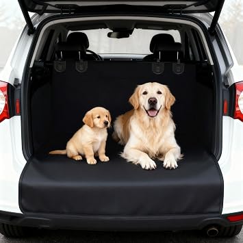Upgrade4cars Telo Bagagliaio Cani con Protezione Paraurti Accessori Auto | Impermeabile & antiscivolo | Accessorio pratico per il veicolo | Facile da usare e da riporre | Estate & Inverno
