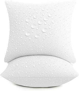 Deodar 2 Cuscini Imbottiti 45 x 45 cm, Morbidi per Interni ed Esterni | Resistenti alle intemperie, offrono un supporto morbido e confortevole per divani, sedie e cuscini da esterno