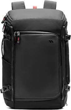 Inateck Zaino da Viaggio Grande 40 L, Zaino da Cabina TSA, Nero | Zaini Resistente agli Schizzi d’acqua, Adatto come Bagaglio a Mano in Aereo, per Laptop da 17 Pollici, Viaggi,Lavoro,Weekend