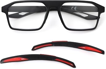 KoKoBin Occhiali da lettura regolabili per uomo e donna, alla moda e sportivi Anti-luce blu Occhiali
