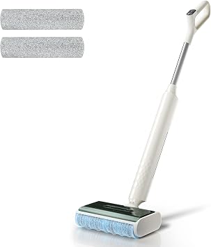 Lefant LS100 Aspirapolvere Lavapavimenti, Scopa Elettrica Senza Fili | 2,65 kg Leggero, 60Min Autonomia, 170° di inclinazione, Semovente, Pulizia Continua, Auto Pulizia