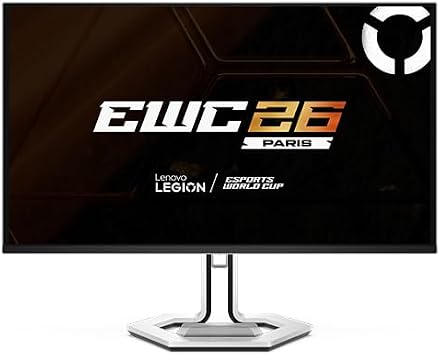 Lenovo Legion Pro 27Q‑10 QD‑OLED Monitor Gaming 27″ QHD, 280Hz, 0,03ms, FreeSync Premium Pro, HDMI 2.1, DisplayPort, Ideale per Esport e Gaming Competitivo