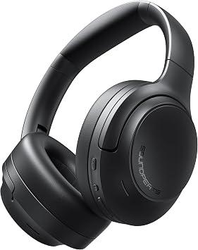 SoundPEATS Cove Pro Cuffie Bluetooth 6.0 Over-Ear, ANC Ibrido Fino a -56dB con 5 Modalità, Audio Hi-Res LDAC, 7 MIC AI ENC, 95 Ore Autonomia, Ricarica Rapida, Design Pieghevole