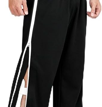 BSBUY Pantaloni da Riabilitazione da Uomo, Pantaloni Sportivi Postoperatori con Cerniera Laterale, Uomo Reha Baggy Pantalone con Elastico in Vita, per Allenamento, Postoperatorio, per il Tempo Libe