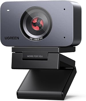 UGREEN FineCam 1080P Webcam 60FPS Full HD USB A C PC Camera Fuoco Fisso | Doppio Microfono Face AE Commutazione Verticale Orizzontale per Windows MacOS Linux Youtube Skype Appel Zoom