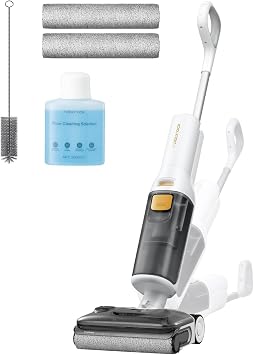 roborock F25 GT Gen2 Set Aspirapolvere e Lavapavimenti Senza Fili | Pulizia Completa 20 kPa, Autopulizia ad Alta Temperatura fino a 90 °C, Inclinazione 180°, Pulizia a Doppio Bordo Pavimenti