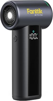 Fanttik B11 Pro Max Aria Compressa Elettrico 150000 Giri/Min per PC e Auto | Pulizia potente per tastiere, PC, fotocamere, auto e casa, con display digitale, luce LED e ricarica bidirezionale da 18 W
