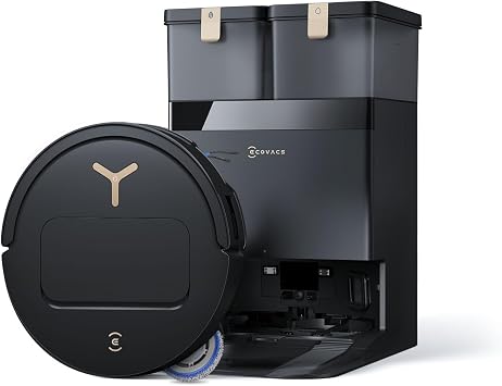 ECOVACS T50 PRO OMNI Gen3 Robot Aspirapolvere Lavapavimenti 25000 Pa | AIVI 3D 3.0, Lavaggio a 75 °C, ZeroTangle Generation 3.0 Tecnologia Anti-ingombramento, Ricarica Automatica, 81mm