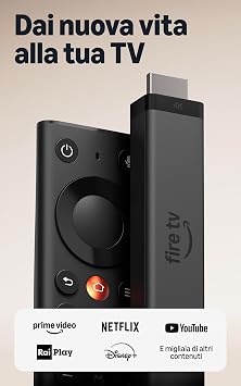 Amazon Fire TV Stick 4K (ultimo modello), streaming 4K semplice, nuovo telecomando Fire TV, tutte le tue app in un unico posto, TV in diretta gratuita, trova i contenuti più velocemente con Alexa+