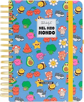Diario scolastico Mr. Wonderful 2026-27 Giornaliero – Nel mio mondo