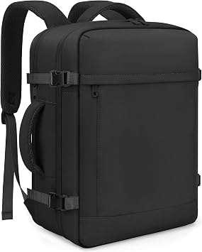 ETRONIK Zaino Ryanair 40x30x20, 24L Zaino da Viaggio Aereo Cabina | 15,6 Pollici Zaini PC Bagaglio a Mano 40x30x20, Borsa Valigia 10 Kg Uomo Donna per Eurowings EasyJet, Nero