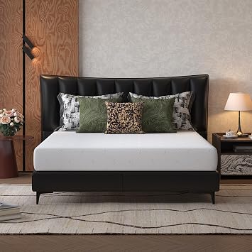 Novilla Materasso 160×190, Materasso Matrimoniale, Altezza 18 cm, Gel Memory Foam, Schiuma Traspirante in Fibra di Bambù, Sostegno Perfetto, Rispettoso Della Pelle, Mediamente Solido