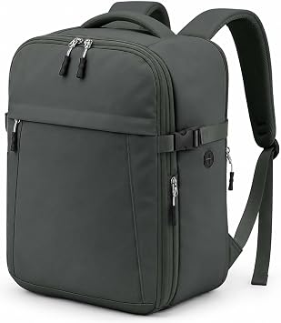 Xkdoai Zaino per Ryanair Zaino da Viaggio 40x30x20 Espandibile 40x30x25 | Bagaglio a Mano Wizz EasyJet, Zaino Impermeabile Porta PC, Zainetto Cabina Antifurto Donna Uomo per Viaggi e Uso Quotidiano