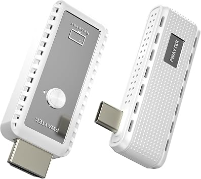 2 in 1 Trasmettitore e ricevitore HDMI Wireless USB-C, 1080P 60Hz, 50M | Plug & Play, Dual Band 5GHz/2.4GHz per cellulare, tablet, laptop e TV