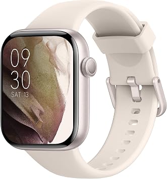 AOYBWK Smartwatch Uomo Donna, 1.85″ Orologio Fitness con Chiamate Bluetooth e Notifiche, 140+ Modi Sportivi con Contapassi, SpO2, Cardiofrequenzimetro da Polso, Sonno, IP68 per Android iOS