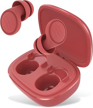 Tappi per orecchie, 35 dB Tappi orecchie dormire Riutilizzabile Silicone di protezione per l’udito con cancellazione del rumore, con 7 Paia in XS/S/M/L per dormire, viaggiare, Relax o concerti